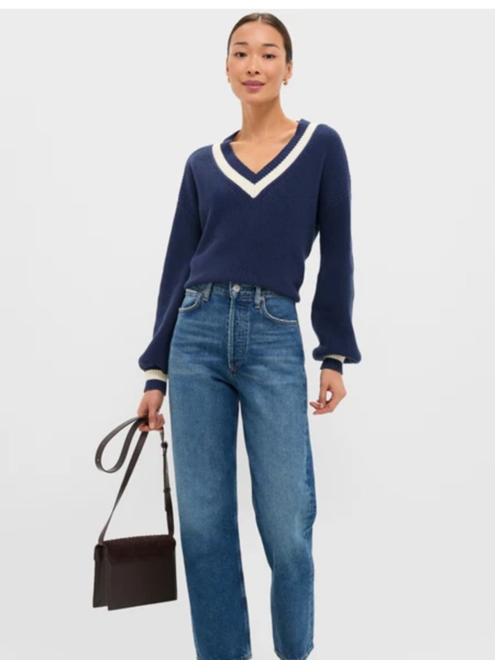 Tuckernuck Washed Navy Ashe Sweater: SZ XS